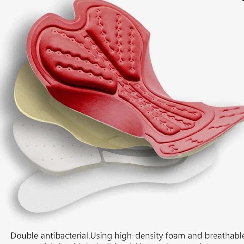 Santic Women's Bike Pants Cycling Tights 4D Padded Parmi Black / Purple - Small - Picture 8 of 8